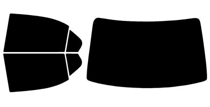 2009-2014 Acura TSX Rear Car Precut Window Tint Kit