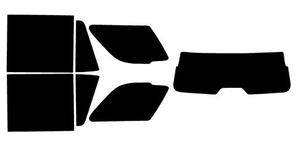 2021-2027 Chevrolet Tahoe Rear Car Precut Window Tint Kit
