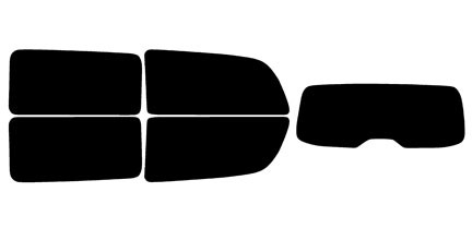 2017-2021 Mercedes-Benz Metris Passenger Van Rear Car Precut Window Tint Kit