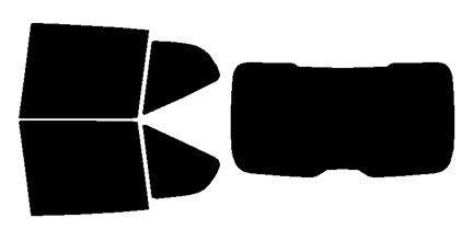 2019-2027 Volvo XC40 Rear Car Precut Window Tint Kit