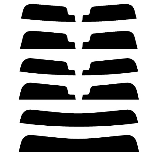2019-2027 BMW X7 (Visor / Eye brow) Precut Tint Kit Automotive Window Film