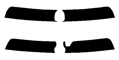 2019-2023 Jeep Cherokee (Visor / Eye brow) Precut Tint Kit Automotive Window Film