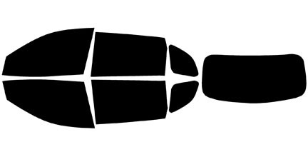 2019-2023 Jeep Cherokee Full Car Precut Window Tint Kit