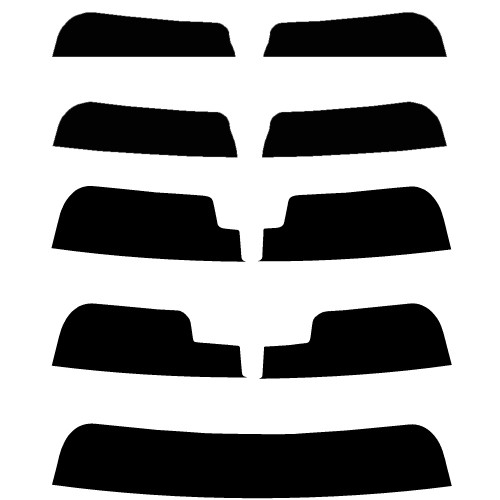 2020-2026 BMW X6 (Visor / Eye brow) Precut Tint Kit Automotive Window Film