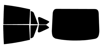 2020-2026 BMW X6 Rear Car Precut Window Tint Kit