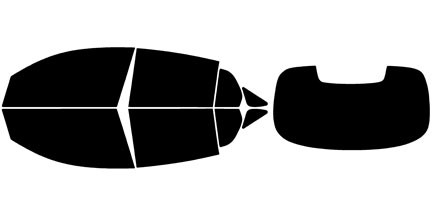 2017-2022 Mercedes Benz GLC Coupe Full Car Precut Window Tint Kit