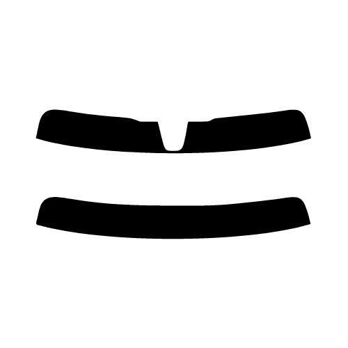 2017-2022 Mercedes Benz GLC Coupe (Visor / Eye brow) Precut Tint Kit Automotive Window Film