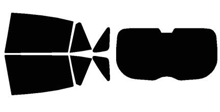 2021-2024 Toyota Venza Rear Car Precut Window Tint Kit