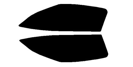 2014-2019 Chevrolet Corvette Convertible Front Windows Precut Window Tint Kit