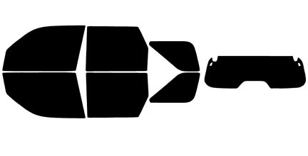 2021-2027 Ford Bronco Sport 4-Door Full Car Precut Window Tint Kit