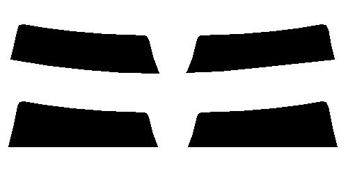 2020-2022 Volkswagen Passat (Visor / Eye brow) Precut Tint Kit Automotive Window Film