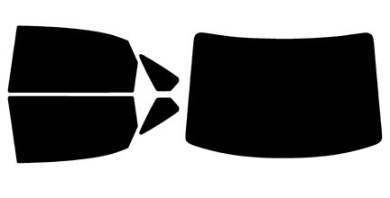 2020-2022 Volkswagen Passat Rear Car Precut Window Tint Kit