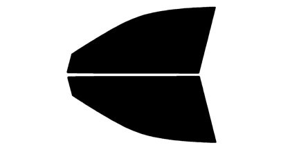 2021-2027 Lexus IS Series Sedan Front Windows Precut Window  Tint Kit