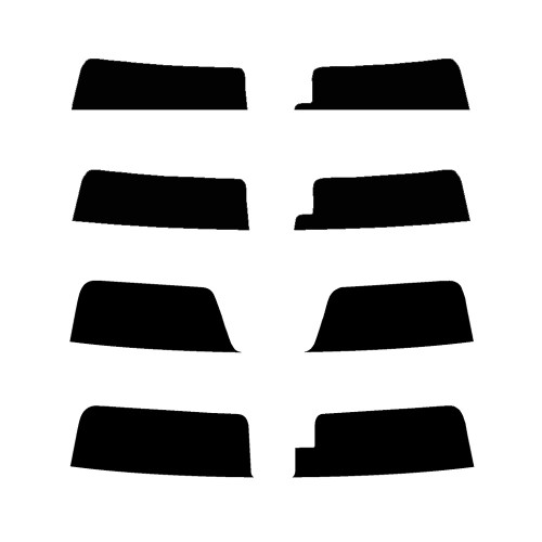 2021-2027 Lexus IS Series Sedan (Visor / Eye brow) Precut Tint Kit Automotive Window Film