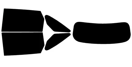 2021-2027 Kia Sorento Rear Car Precut Window Tint Kit