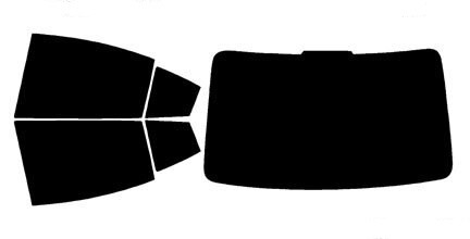 2017-2023 Subaru Impreza Sedan Rear Car Precut Window Tint Kit