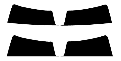 2022-2027 Honda Civic Sedan Precut Visor Brow Window Tint
