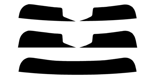 2020-2026 Ford Explorer (Visor / Eye brow) Precut Tint Kit Automotive Window Film