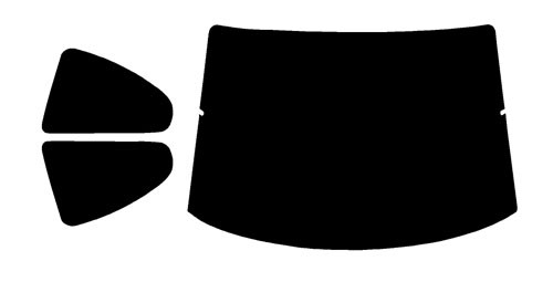 1995-2005 Pontiac Sunfire Coupe Rear Car Precut Window Tint Kit