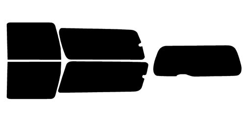 2000-2006 Ford Excursion Rear Car Precut Window Tint Kit