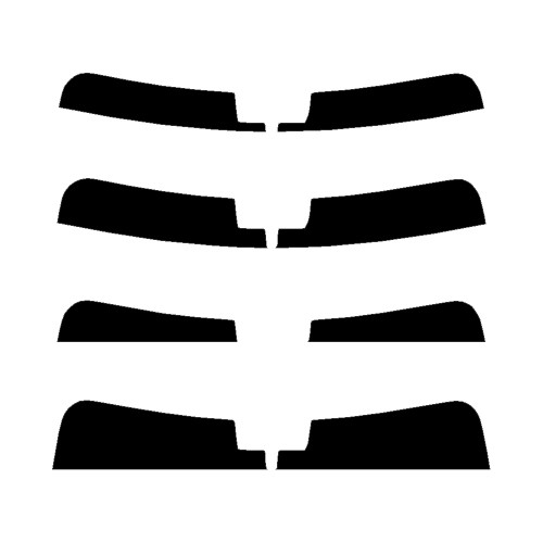 2014-2024 Infiniti QX80 (Visor / Eye brow) Precut Tint Kit Automotive Window Film