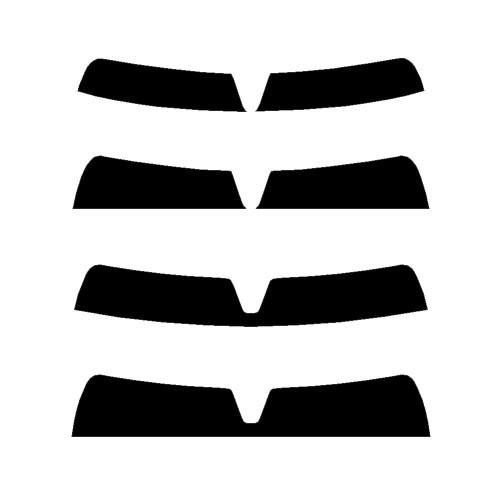 2009-2020 Dodge Journey (Visor / Eye brow) Precut Tint Kit Automotive Window Film