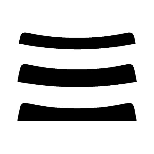 2008-2013 Toyota Highlander (Visor / Eye brow) Precut Tint Kit Automotive Window Film