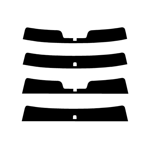 2001-2007 Toyota Highlander (Visor / Eye brow) Precut Tint Kit Automotive Window Film