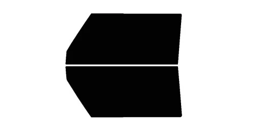 2021-2027 Ford Bronco 2-Door Front Windows Precut Window Tint Kit