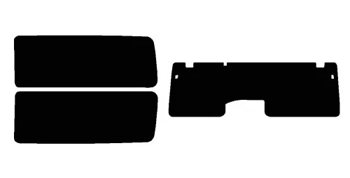2021-2027 Ford Bronco 2-Door Rear Car Precut Window Tint Kit