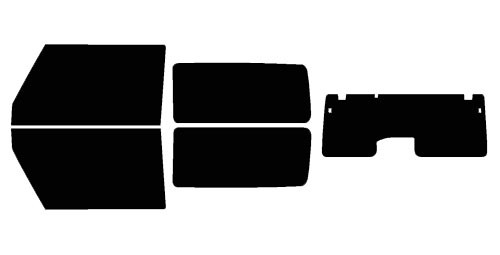 2021-2027 Ford Bronco 2-Door Full Car Precut Window Tint Kit