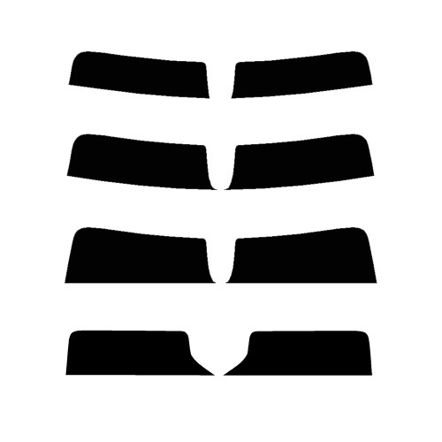 2021-2026 Cadillac Escalade (Visor / Eye brow) Precut Tint Kit Automotive Window Film