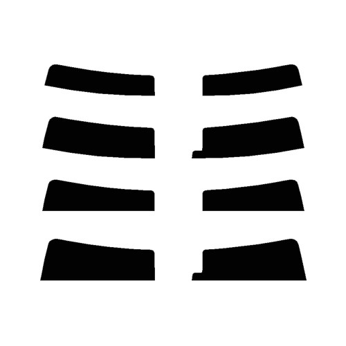 2022-2026 Lexus NX Series (Visor / Eye brow) Precut Tint Kit Automotive Window Film