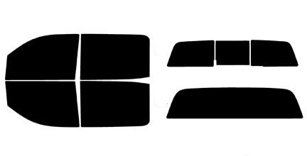 2014-2018 Chevrolet Silverado 1500 Crew Cab Full Truck  Precut Window Tint Kit