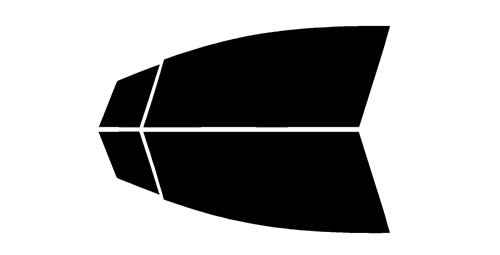 2022-2026 Mercedes Benz EQS Sedan Front Windows Precut Window Tint Kit