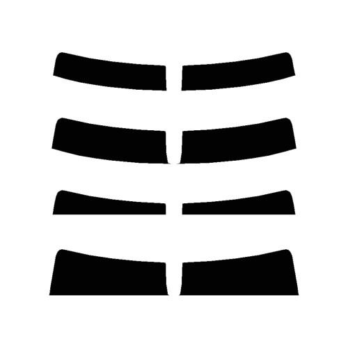 2018-2024 Buick Enclave (Visor / Eye brow) Precut Tint Kit Automotive Window Film