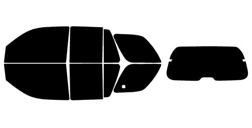 2002-2009 Chevrolet Trailblazer Full Car Precut Window Tint Kit