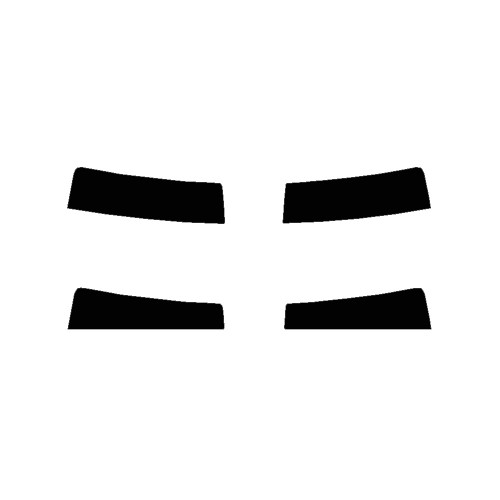 2021-2026 Genesis GV80 (Visor / Eye brow) Precut Tint Kit Automotive Window Film