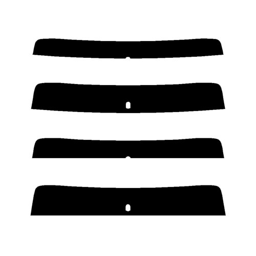 2004-2010 Infiniti QX56 (Visor / Eye brow) Precut Tint Kit Automotive Window Film