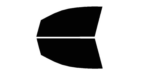 2020-2025 Mercedes Benz GLE Class Coupe Front Windows Precut Window Tint Kit