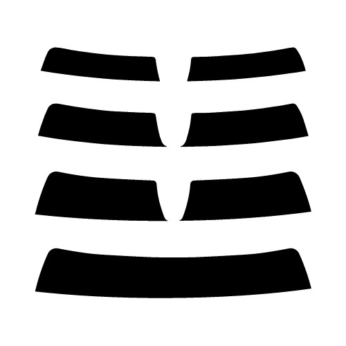 2014-2019 Mercedes Benz CLA-Class (Visor / Eye brow) Precut Tint Kit Automotive Window Film