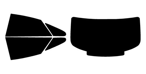 2018-2023 Mercedes Benz E-Class Coupe Rear Car Precut Window Tint Kit