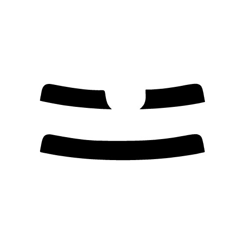 2017-2025 Volvo S90 Visor / Eye Brow Precut Window Tint Kit