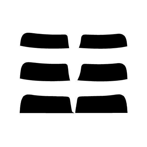 2010-2017 Volvo XC60 Visor / Eye Brow Precut Window Tint Kit