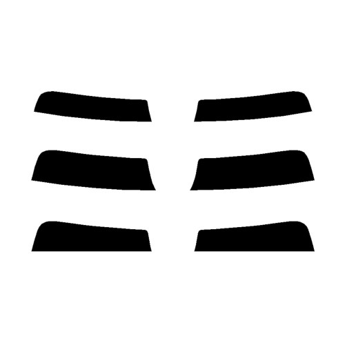 2023-2027 Honda Pilot (Visor / Eye brow) Precut Tint Kit Automotive Window Film