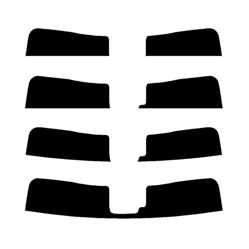 2023-2026 Subaru Solterra (Visor / Eye brow) Precut Tint Kit Automotive Window Film