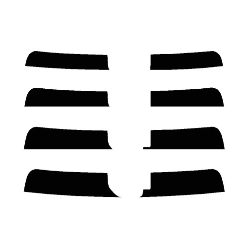 2022-2025 Lexus LX600 (Visor / Eye brow) Precut Tint Kit Automotive Window Film