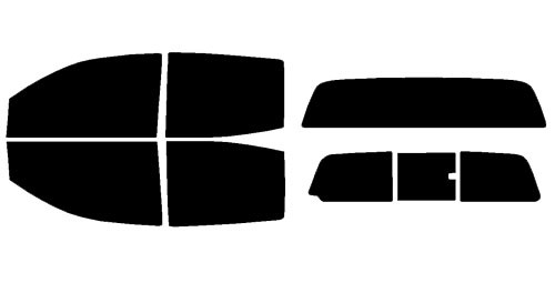 2023-2027 GMC Canyon Crew Cab Full Car Precut Window Tint Kit