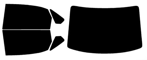 2012-2019 Volkswagen Passat Rear Car Precut Window Tint Kit