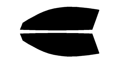 2024-2026 Ford Mustang Coupe Front Windows Precut Window Tint Kit